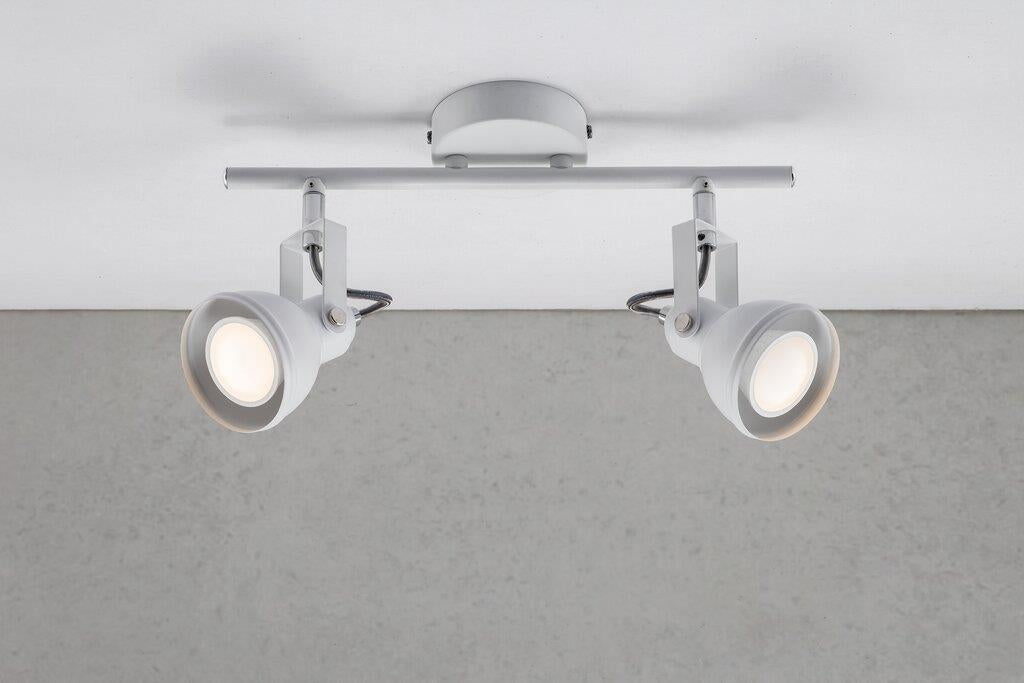 Aslak 2 light Spot bar Metal White - 45730101