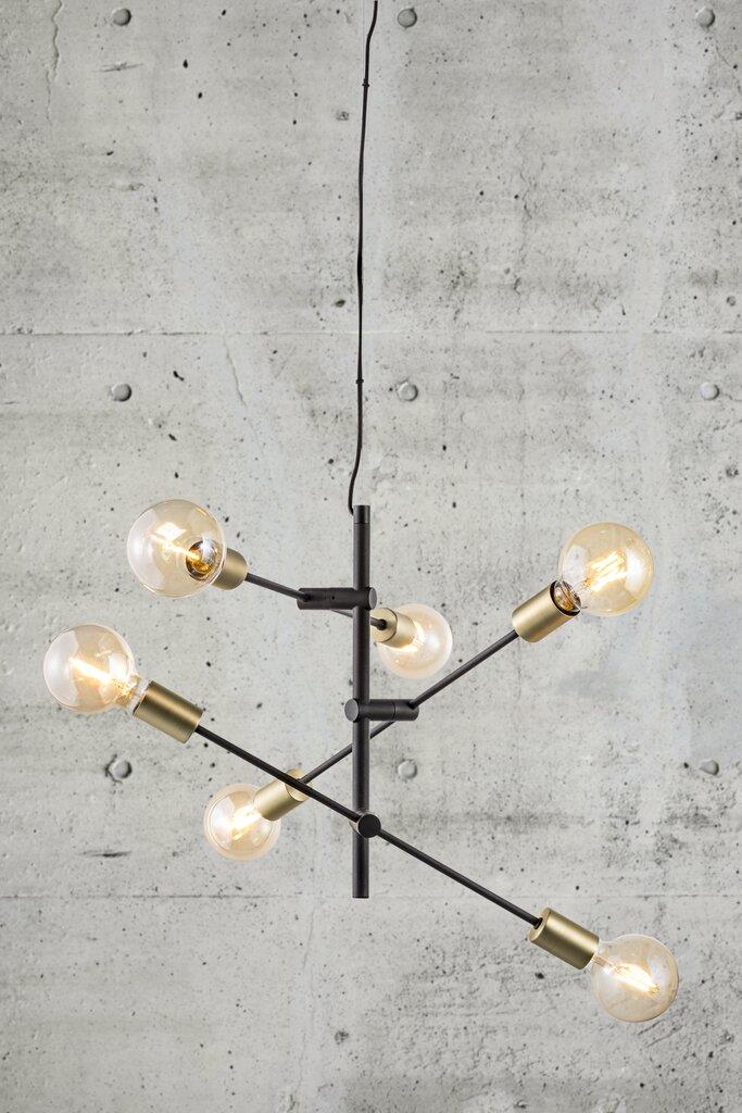Josefine Pendant Metal Mat Black, Brass - 48933003
