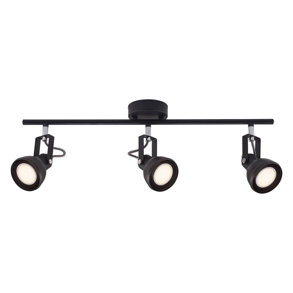 Aslak 3 light Spot bar Metal Black - 45740103