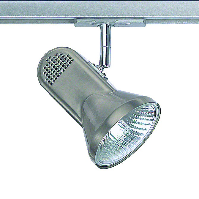 E27 R80 Track Spotlight Satin Chrome 100W TE300-SC Superlux