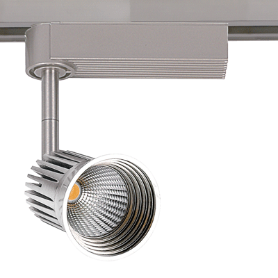 TK Series LED 9Watt Track Spotlight Silver/Grey 9W TKL401-SI Superlux