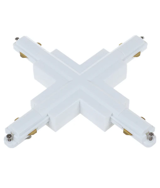 Track Connector Cross-piece White TRK1WHCON5