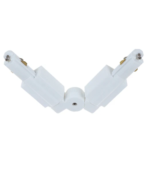 Track Connector Elbow Connector White Right TRK1WHCON6R