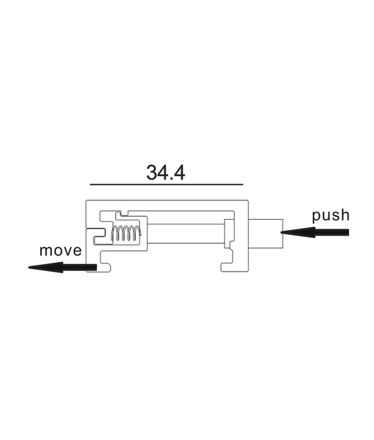 4 Wire 3 Circuit Track Ceiling Kits white TRK3WHCEILKIT1