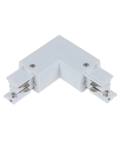 4 wire 3 circuit connector L-piece White TRK3WHCON3L