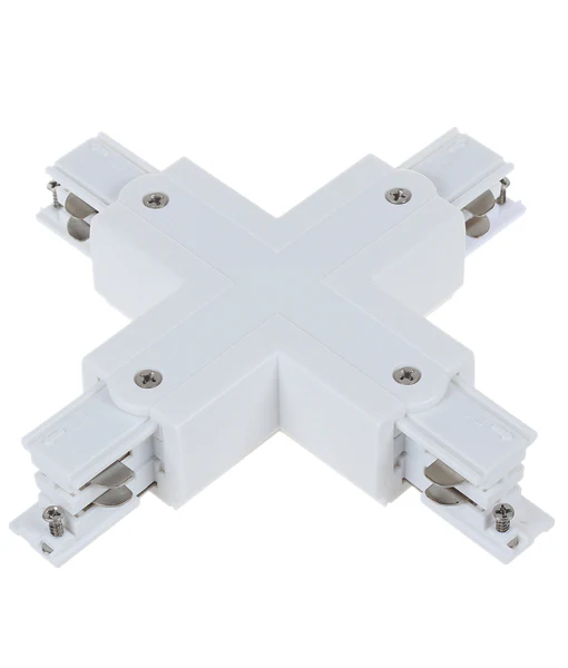 Track Connector Cross-Piece White TRK3WHCON5