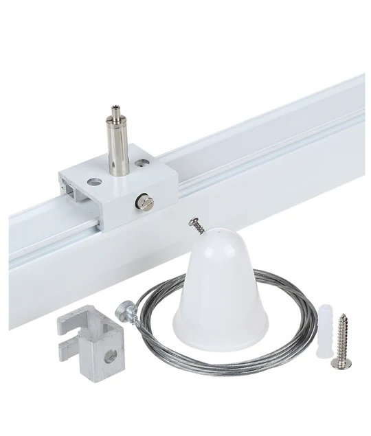 Track light Suspension With Spring White TRK3WHSUSKIT5