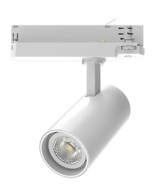 4 Wire 3 Circuit LED Tri-CCT Dimmable Track Head Fittings White TRKTRI02