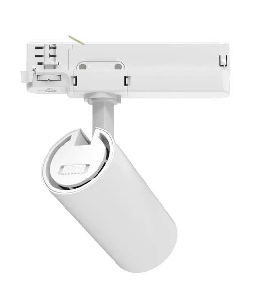 4 Wire 3 Circuit LED Tri-CCT Dimmable Track Head Fittings White TRKTRI02