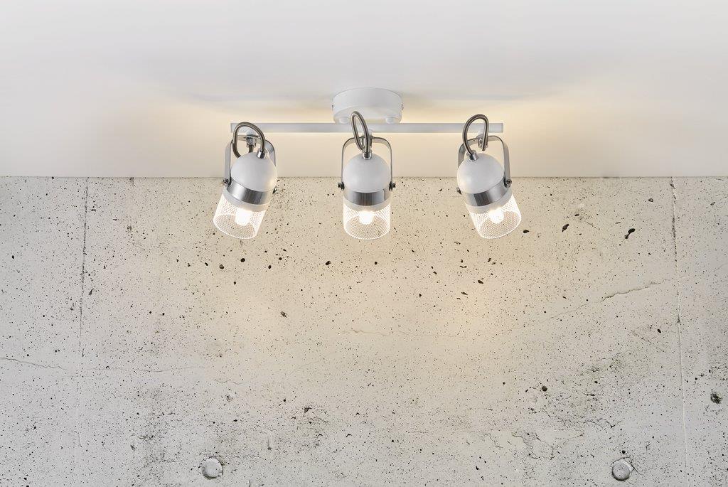 Agnes 3 light bar Spot Metal, Plastic White - 49900101