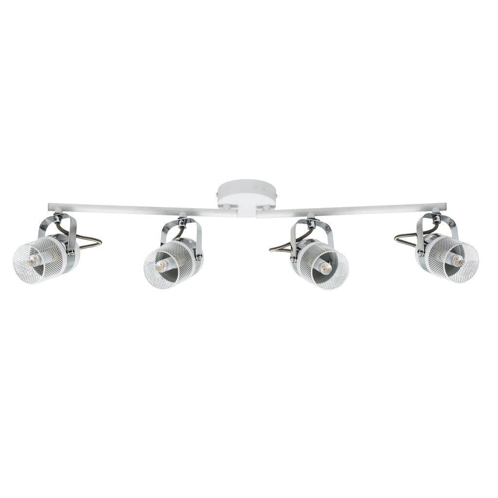 Agnes 4 light bar Spot Metal, Plastic White - 49920101