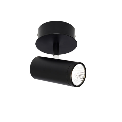 Cougar Lighting Urban 1lt 5w Led Spotlight Black - URB1SBLK
