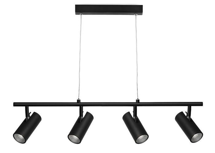 Cougar Lighting URBAN 4LT 20W LED PENDANT BLACK - URB4PBLK