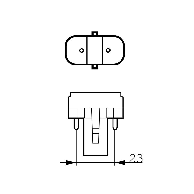 Philips TUV PL-S 5w Single Tube 2-pin G23 Compact UVC Germicidal lamp - TUV PL-S 5W/2P