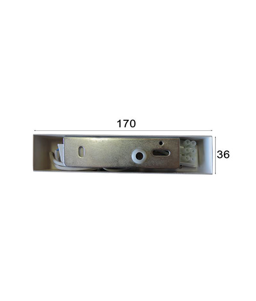 WALL INTERNAL S/M CITY LED MATT WH RECT UP/DN VENICEG2 CLA Lighting