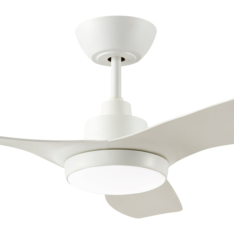 Ventair DC3 Ceiling Fan with CCT LED Light & Remote Control – White 48″ - DC31203WH-L
