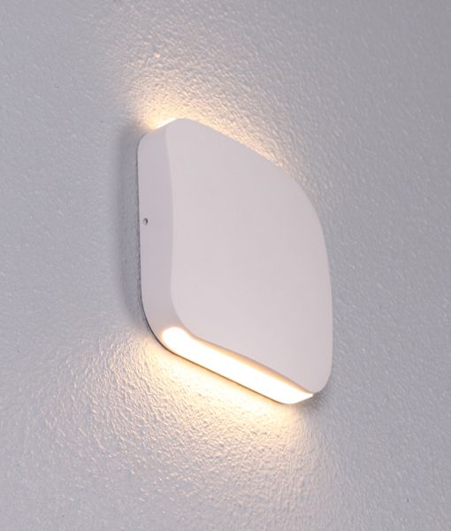 WALL LED S/M Sand WH SQ Up/Down VOX2 CLA Lighting