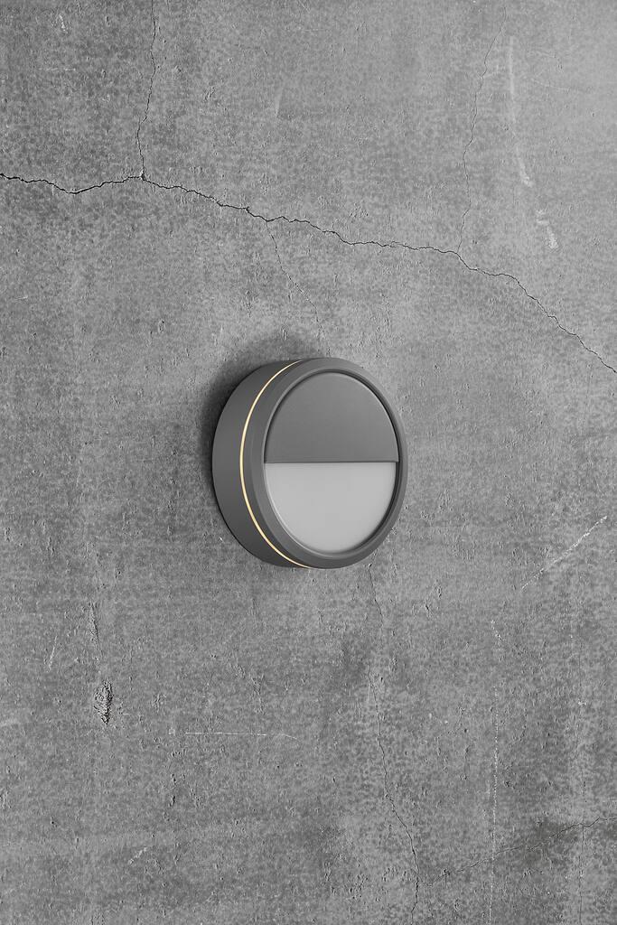 Ava Ceiling Aluminium, Plastic Gray, Opal - 2019016010