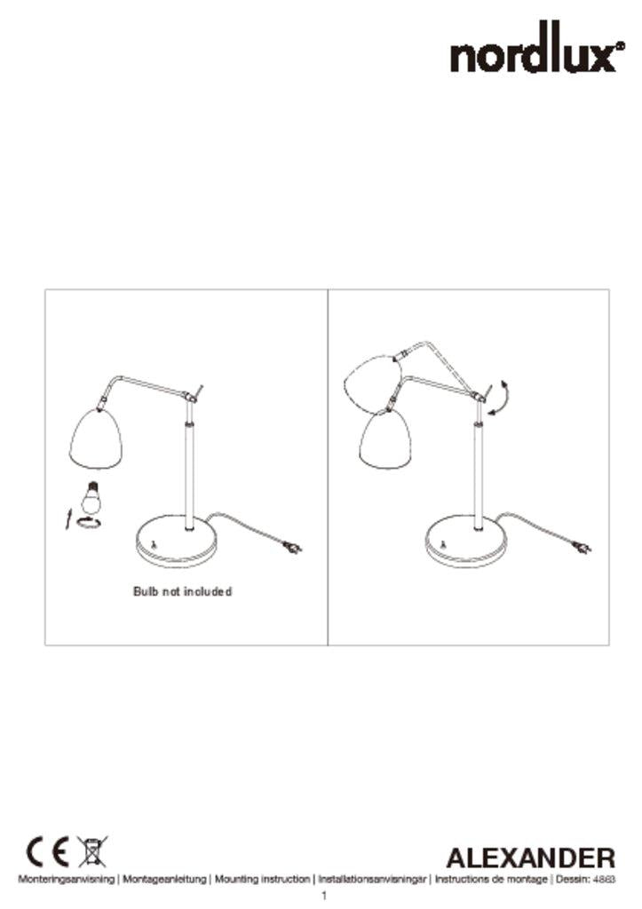 Alexander Table Metal, Plastic Black - 48635003