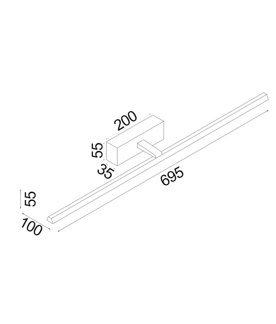LINEAL LED Tri-CCT Dimmable Wall Lights White LINEAL1L