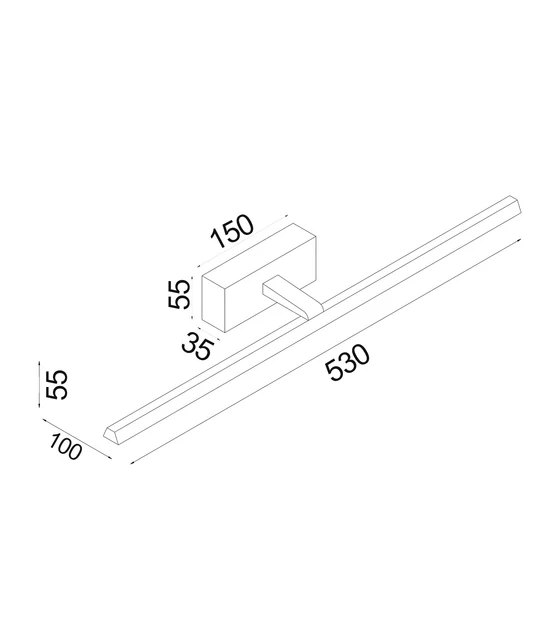 LINEAL LED Tri-CCT Dimmable Wall Lights Black LINEAL2S