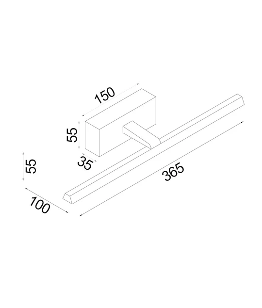 LINEAL LED Tri-CCT Dimmable Wall Lights White LINEAL1S