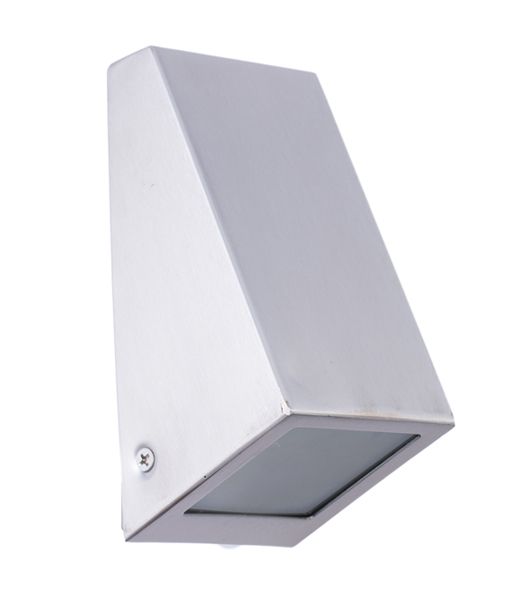 WALL GU10 (Max 35W HAL) S/M WEDGE SS316 IP44 WEDGEGSS CLA Lighting