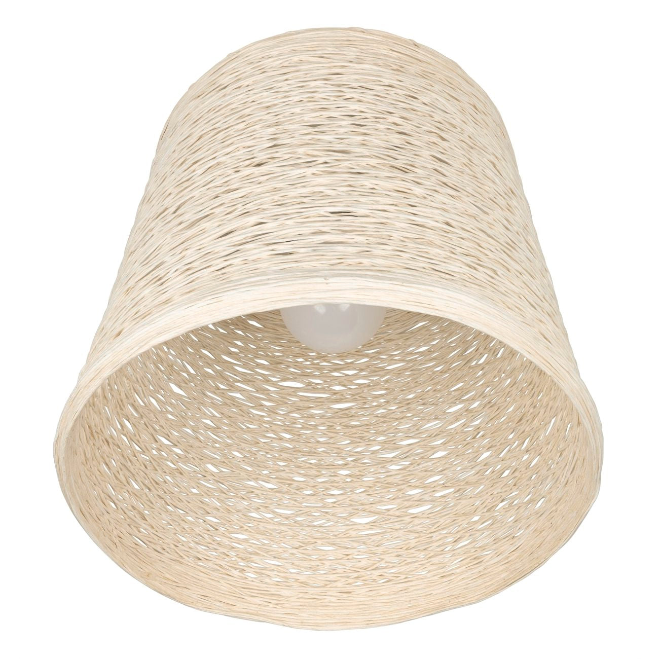 Brilliant Prue Ivory Woven DIY Install Batten Fix Light - 21513/79