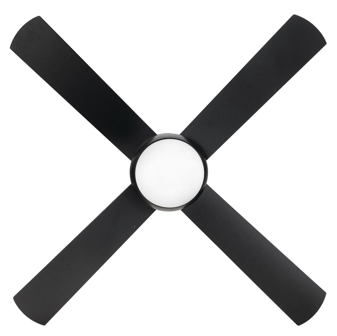 TEMPEST CCT LED 52" CEILING FAN W/ LED LIGHT - MATT BLACK - 20580/06