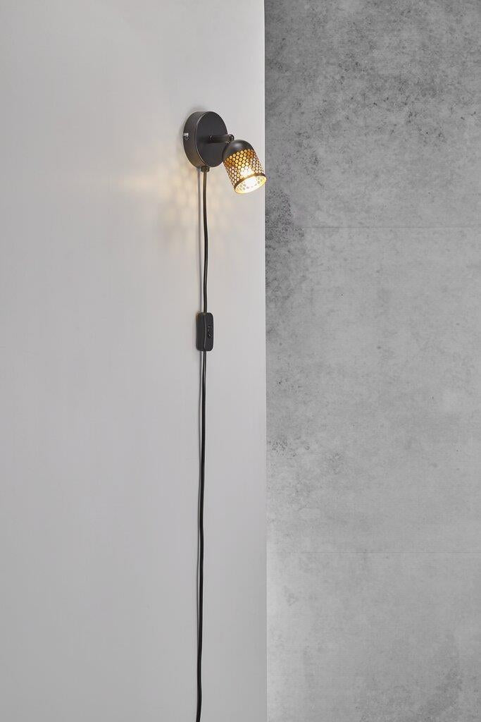 Alfred Wall Metal, Plastic Black - 49831003