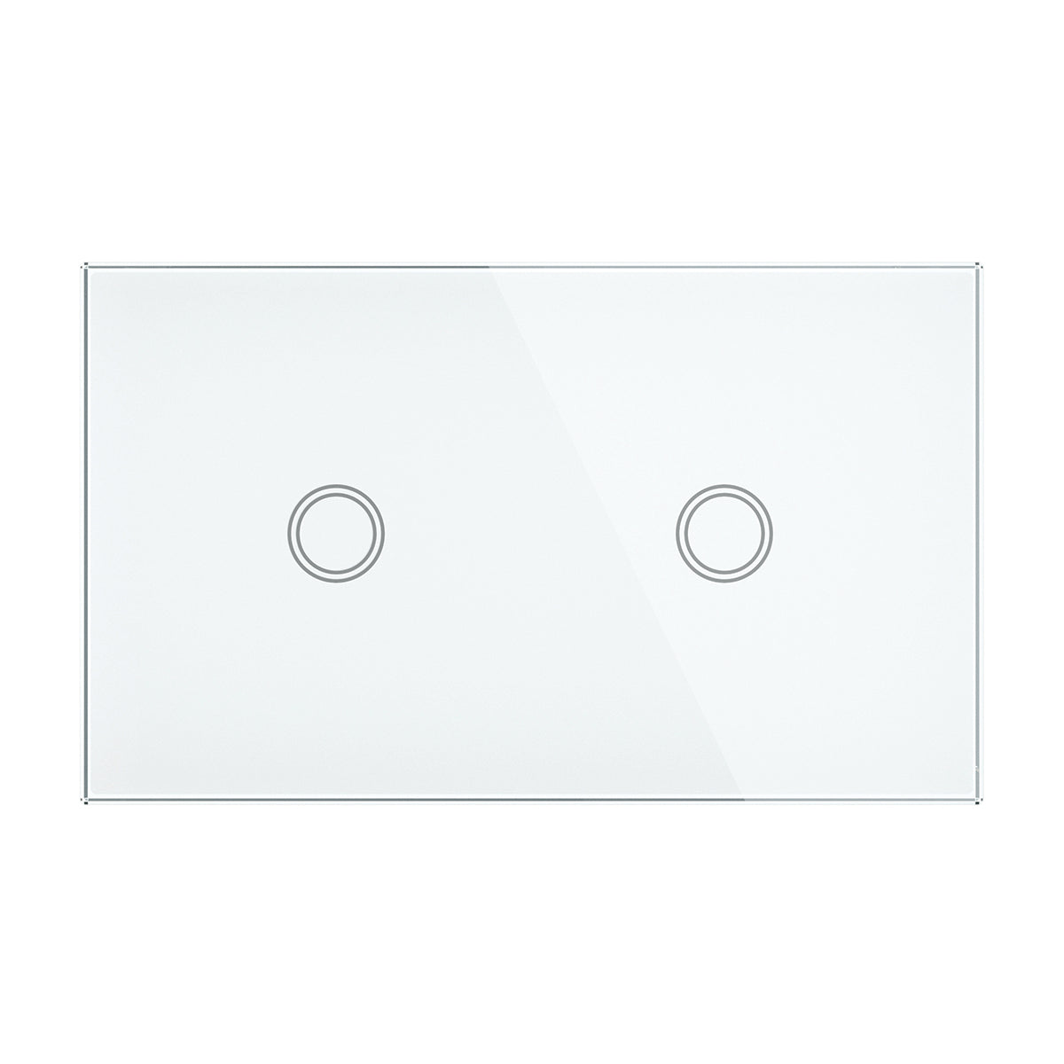 ELITE GLASS WALL SWITCH 2 GANG -20684/05