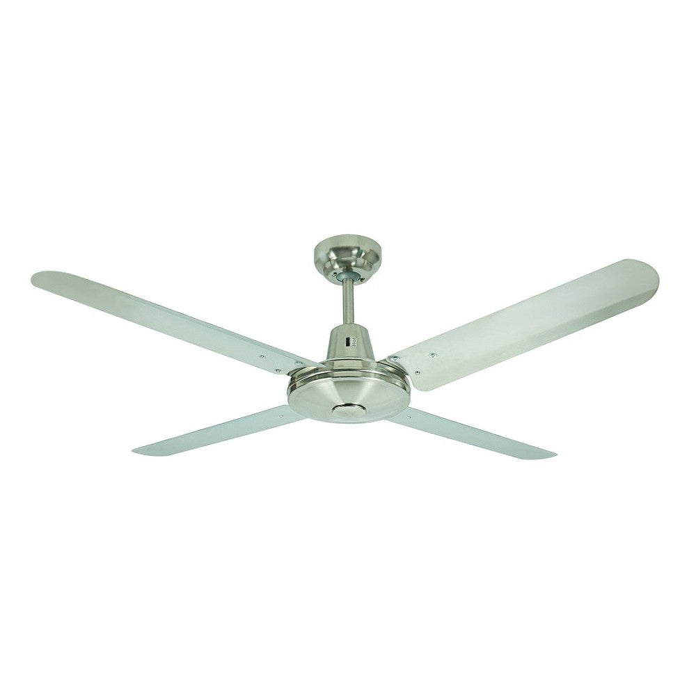 NATIONAL 52"/1300mm 4 x 316 Marine Grade Stainless Steel ceiling fan - Suitable for outdoors Z524EXTSS Ventair