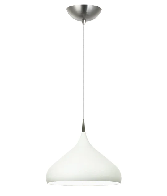 ZARA Matt White Modern Dome Shape Pendant Lights ZARA10A