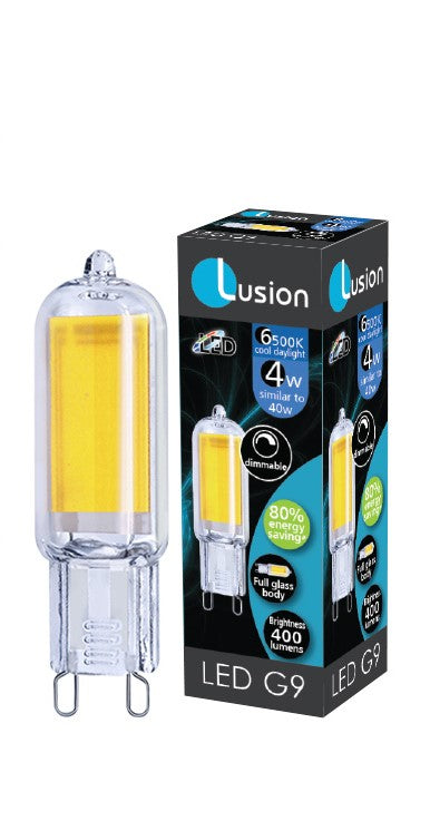 G9 LED 4W 6500K GLASS DIMMABLE LUS20178