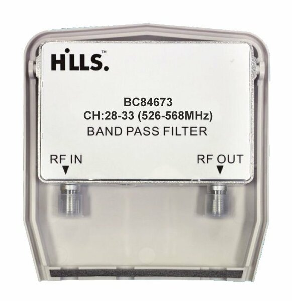Hills Antenna BC84673 B-Block Bandpass Filter
