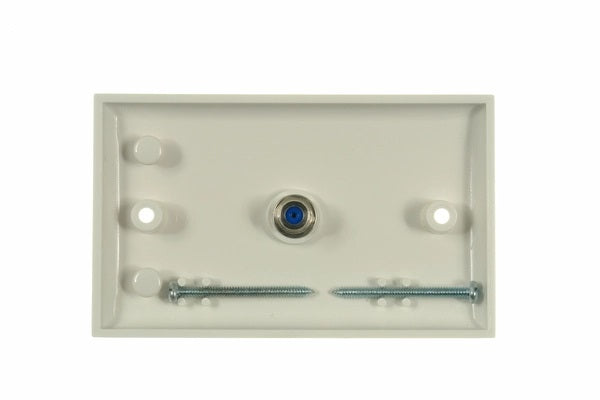Wallplate Single F Type Barrel