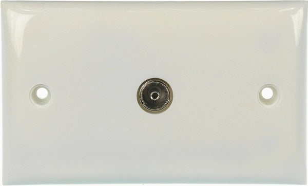 Wallplate Single Pal Outlet - Saddle & Screw