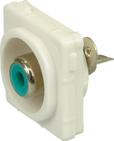 Digitek Recessed RCA Female to Solder Insert - Green