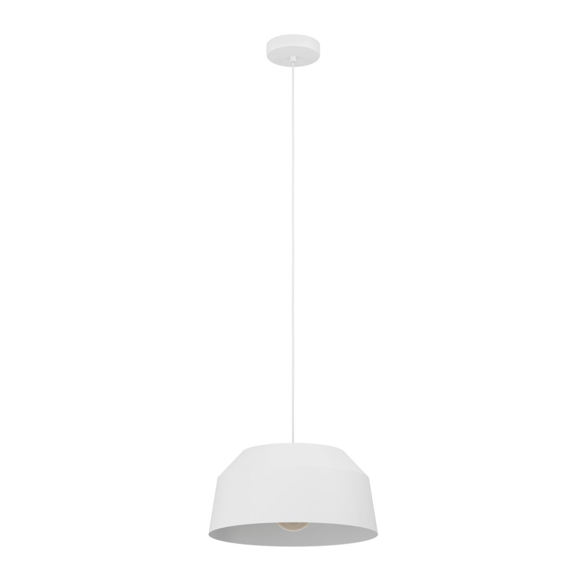 CONTRISA PENDANT LIGHT 1X40W E27 WHITE 380MM 205858