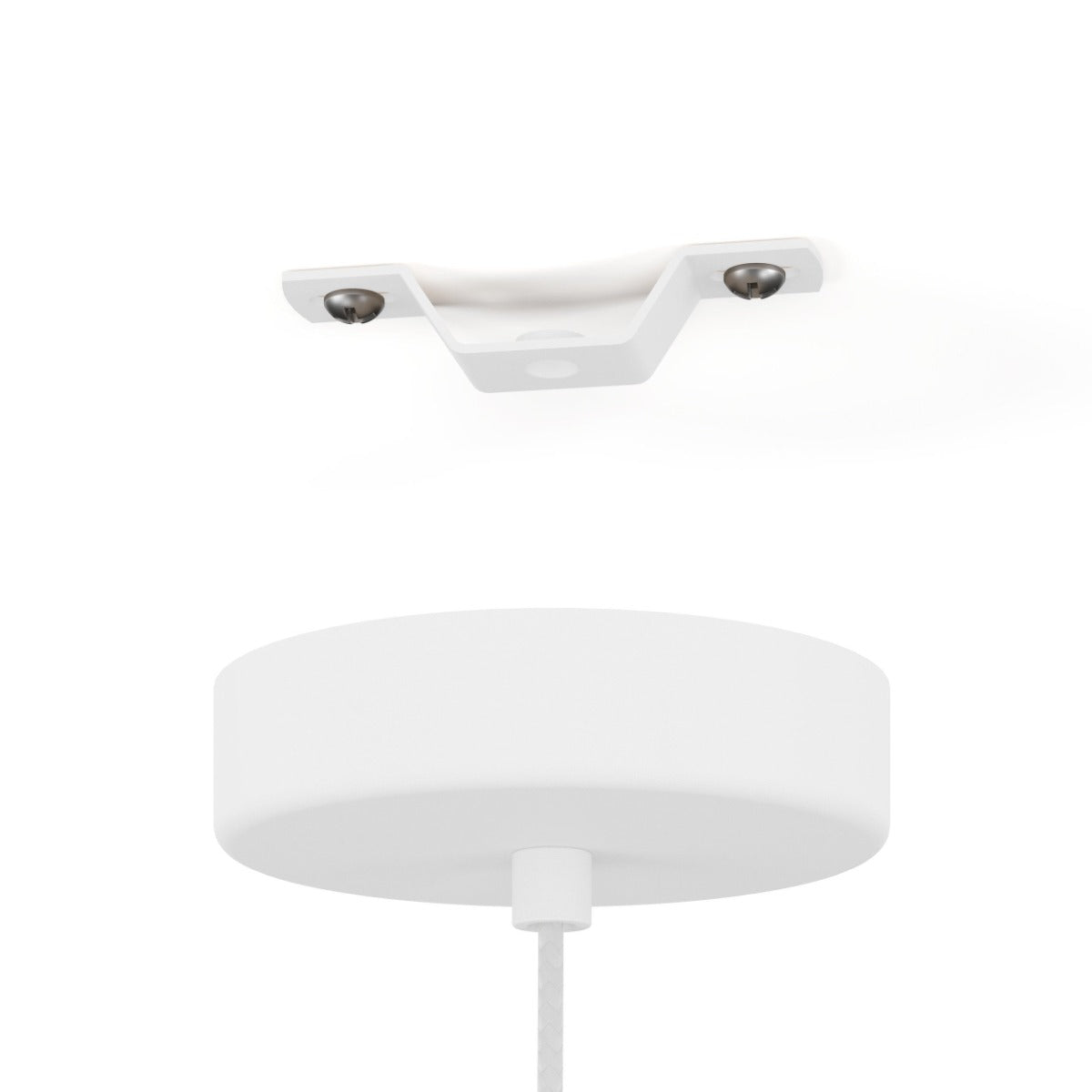 CONTRISA PENDANT LIGHT 1X40W E27 WHITE 520MM 205859