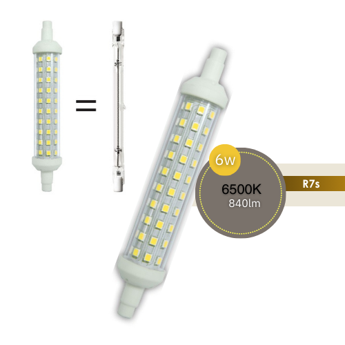 9W R7S LED DOUBLE ENDED LINEAR 118MM DAYLIGHT LUS21111