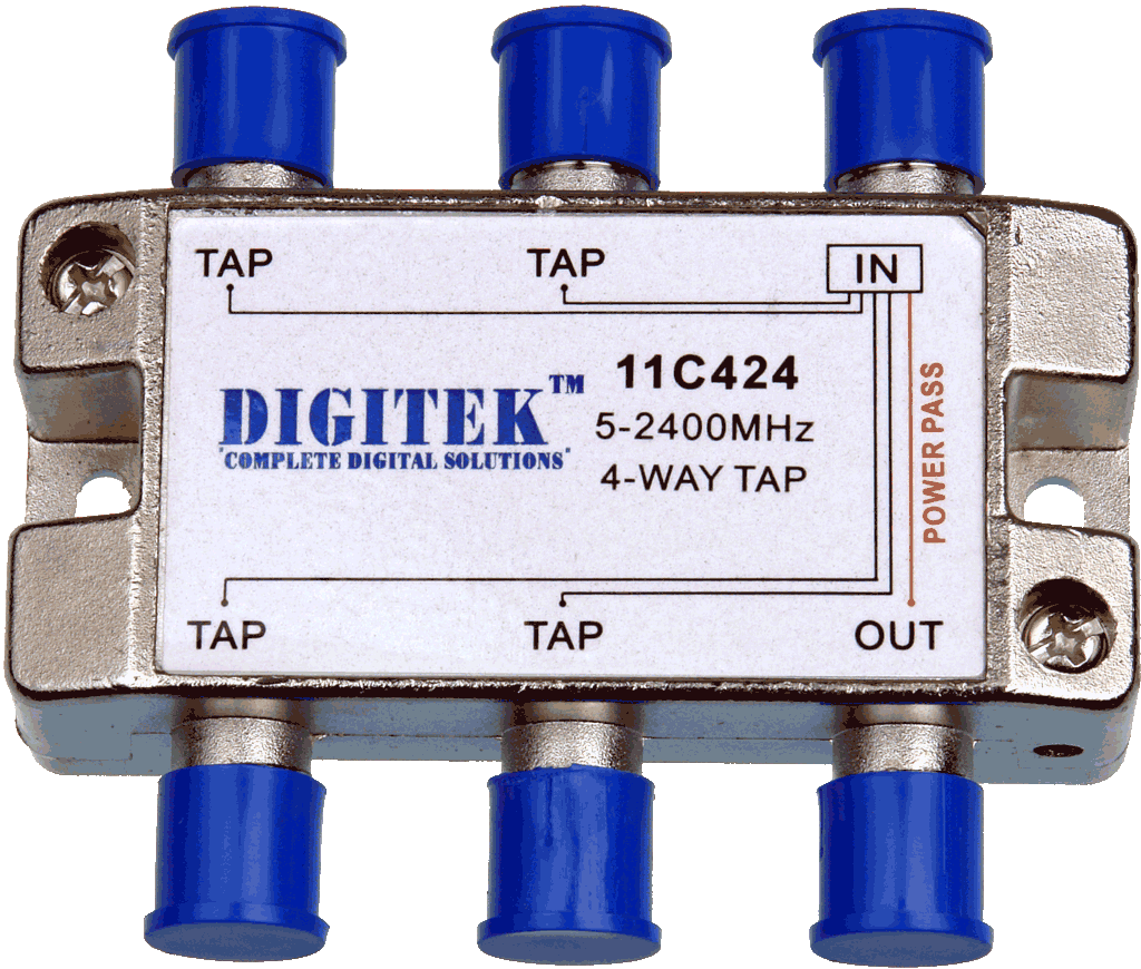 Digitek 4 Drop 24dB 5-2400MHz Coupler - 11C424