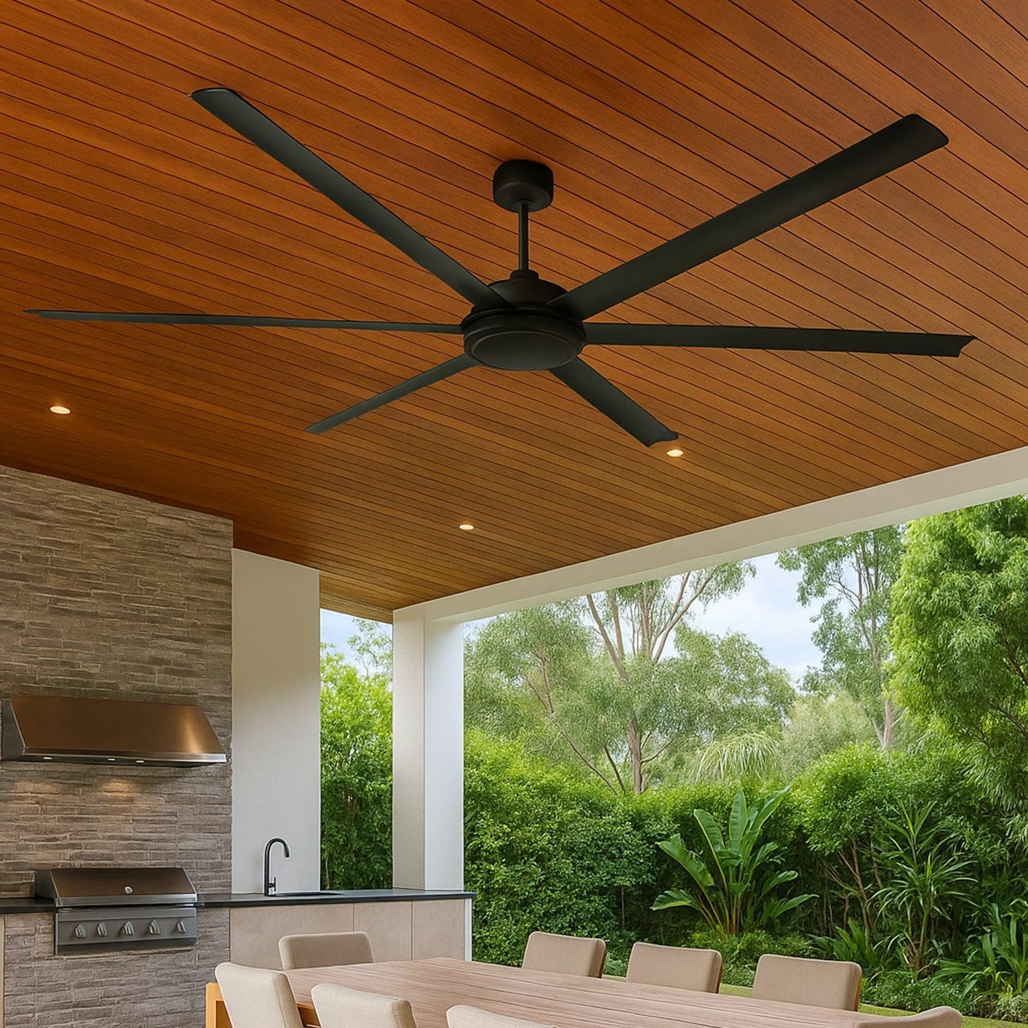 120-Inch Colossus II DC Ceiling Fan – Powerful Quiet Performance