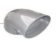 WHISPER LARGE 300MM FAN 8'' DUCT ADAPTOR