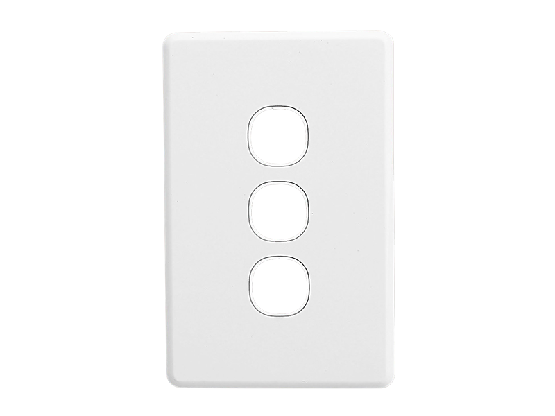 Clipsal Classic C2000 C2033VH Grid plate and cover three gang