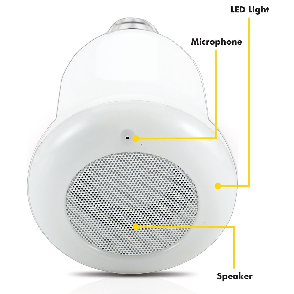 TECHNOLED Speaker Globe with Wireless Audio 18634/05 Brilliant Lighting