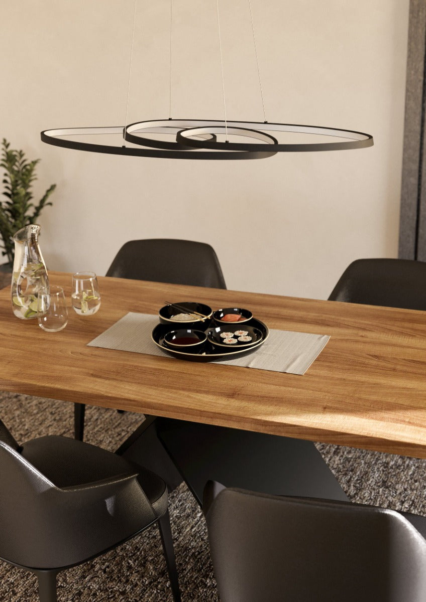 GIANELLA  PENDANT LIGHT 38W LED 3000K BLACK 206098