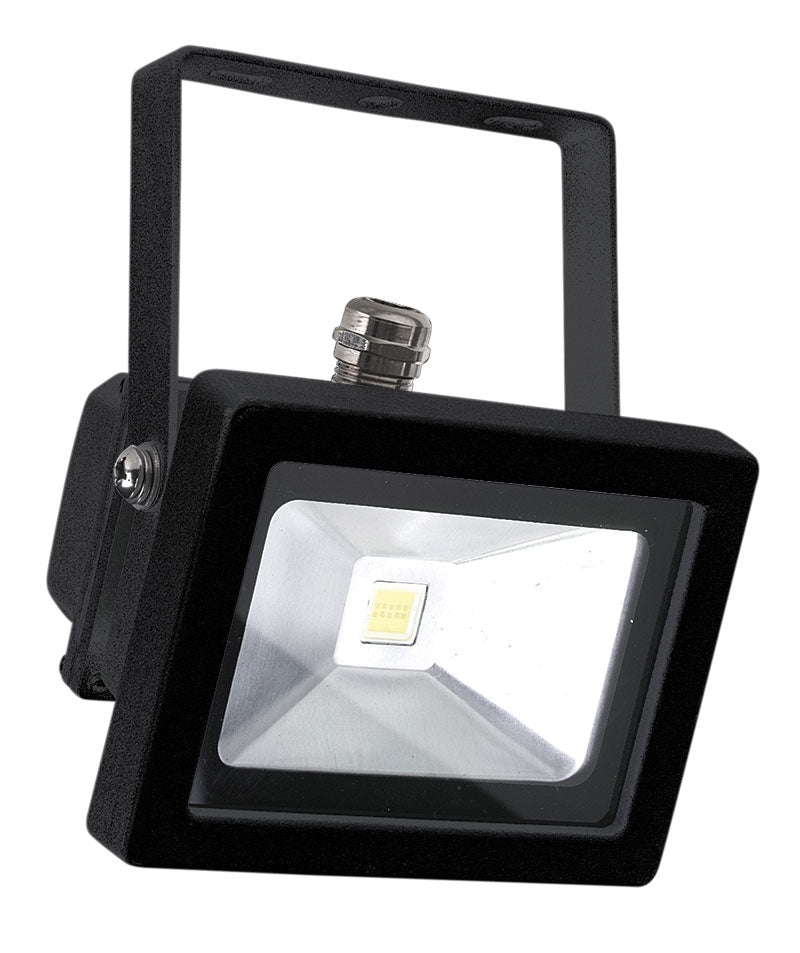 FOCO 10W LED FLOOD LIGHT BLACK IP65