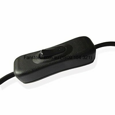 12v 2A Inline Switch Black With Dc Connectors - DCSW2ABLK