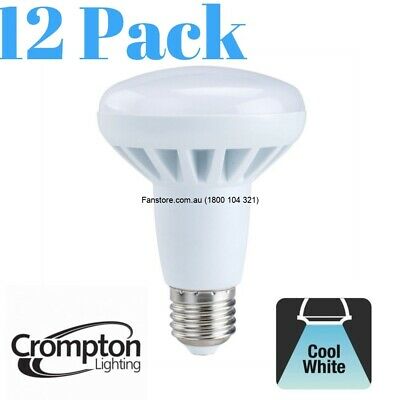 12x LED 10W R80 Down Light Globes Bulb Screw E27 Cool White 5000K 750Lm - 27450